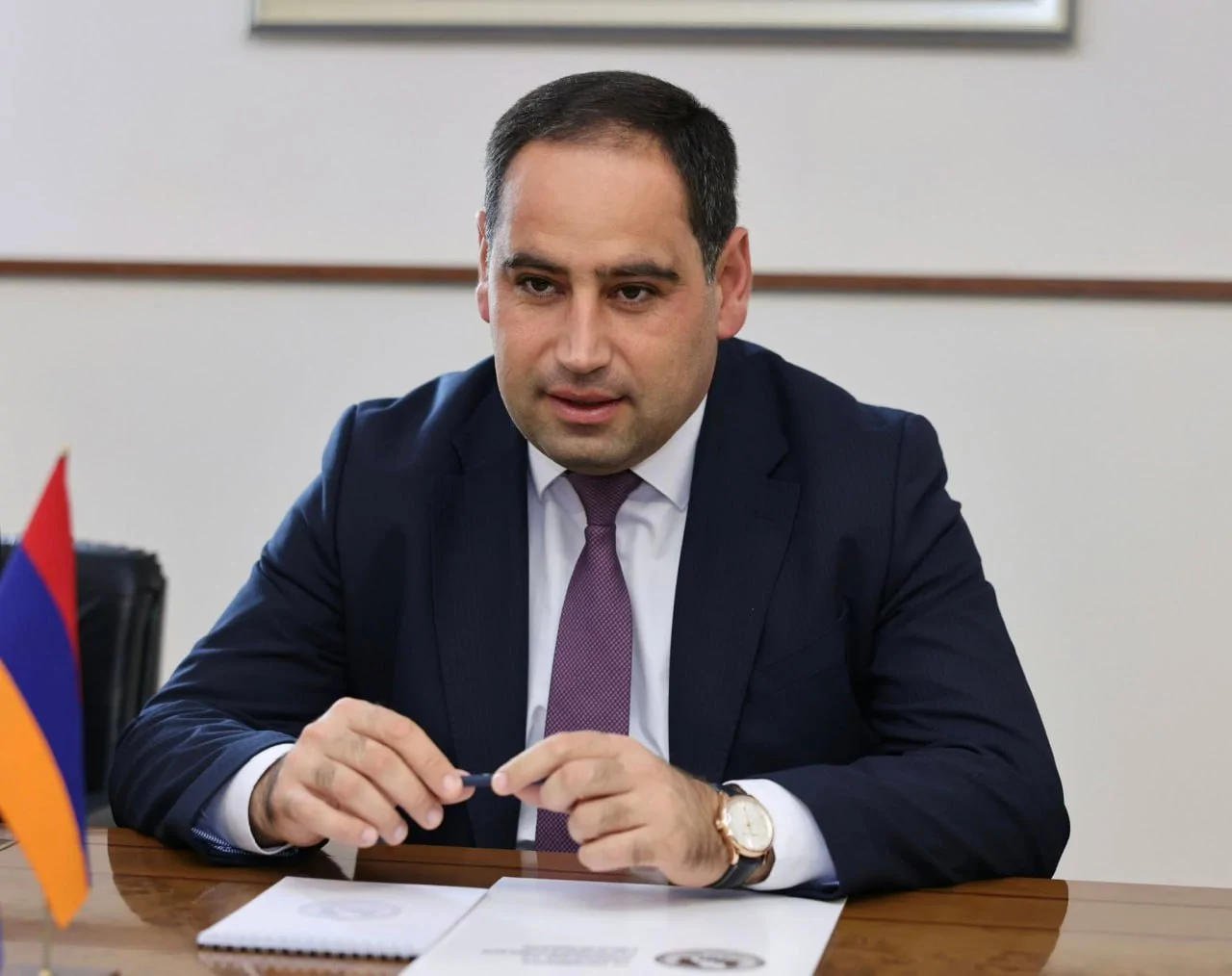 Դավիթ Խուդաթյանը հանդիպել է Հայաստանում ԵՄ դեսպանի հետ