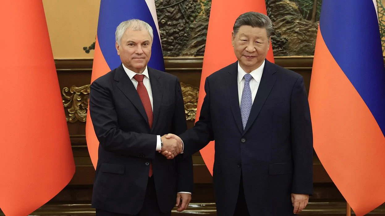 Ahead of Putin's visit, the Speaker of the Russian State Duma is in China
