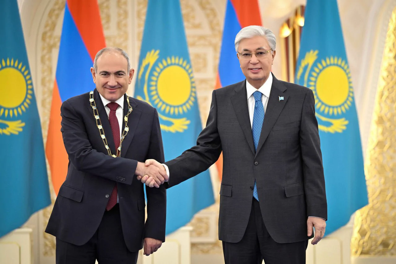 Tokayev Awards Pashinyan with "Golden Eagle" Order