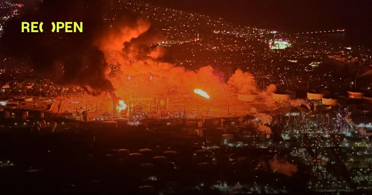 Major Explosion, Fire Hit Chevron Refinery in California