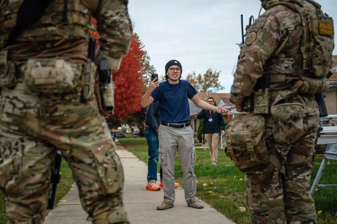 Families of Indians in Russian Army Protest in Delhi