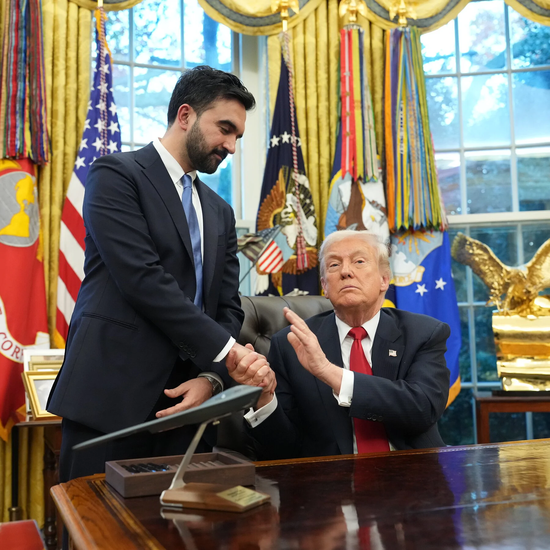 Թրամփը Սպիտակ տանն ընդունել է Մամդանիին