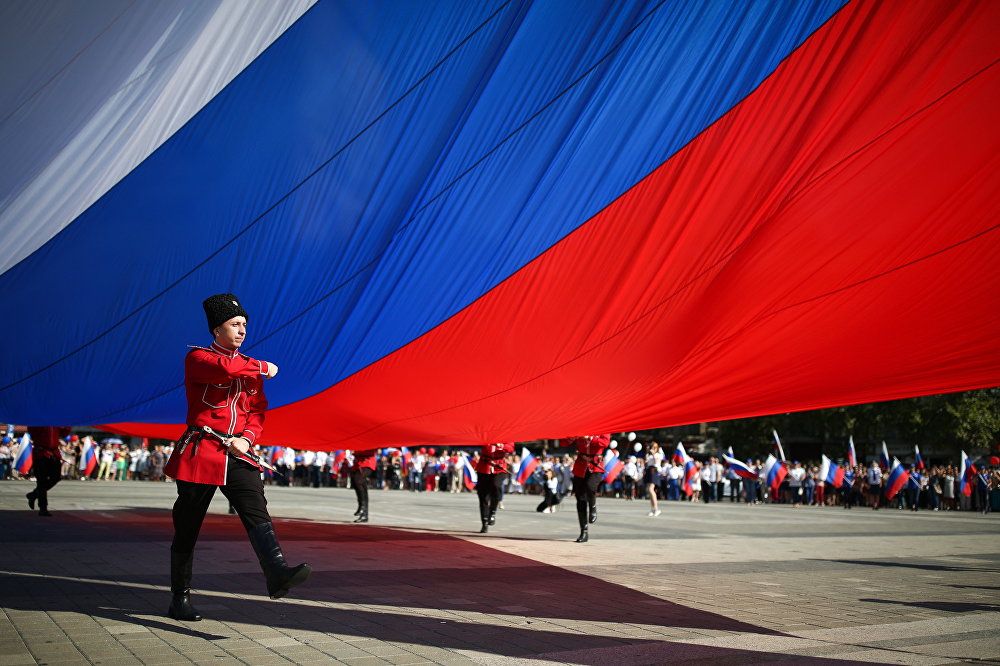 В Чечне установили один из крупнейших флагов России