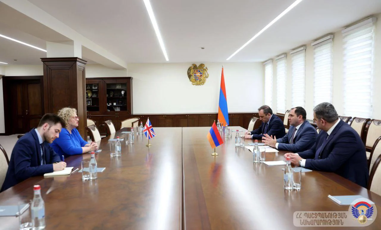 Papikyan Meets New UK Ambassador Alexandra Cole