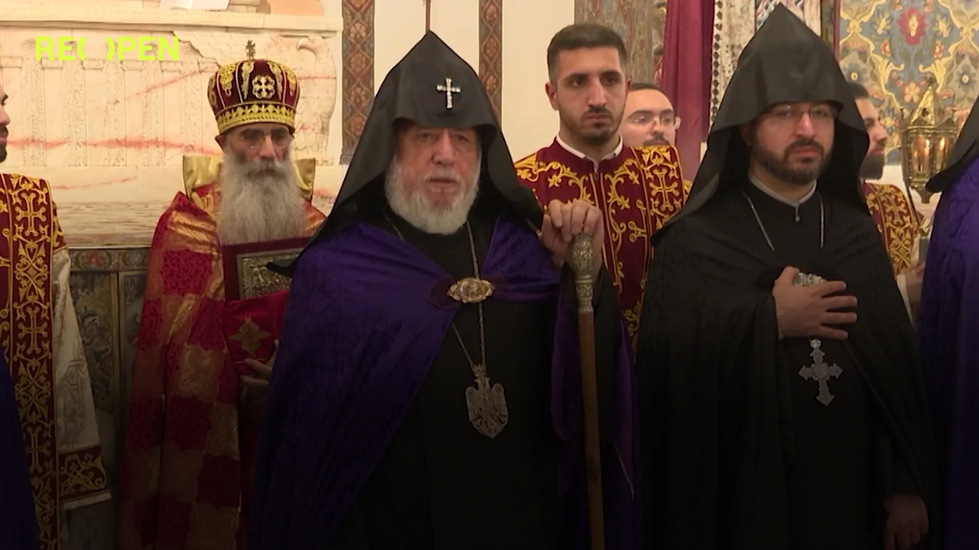 Sunday liturgy, Monday: press conference and revelations