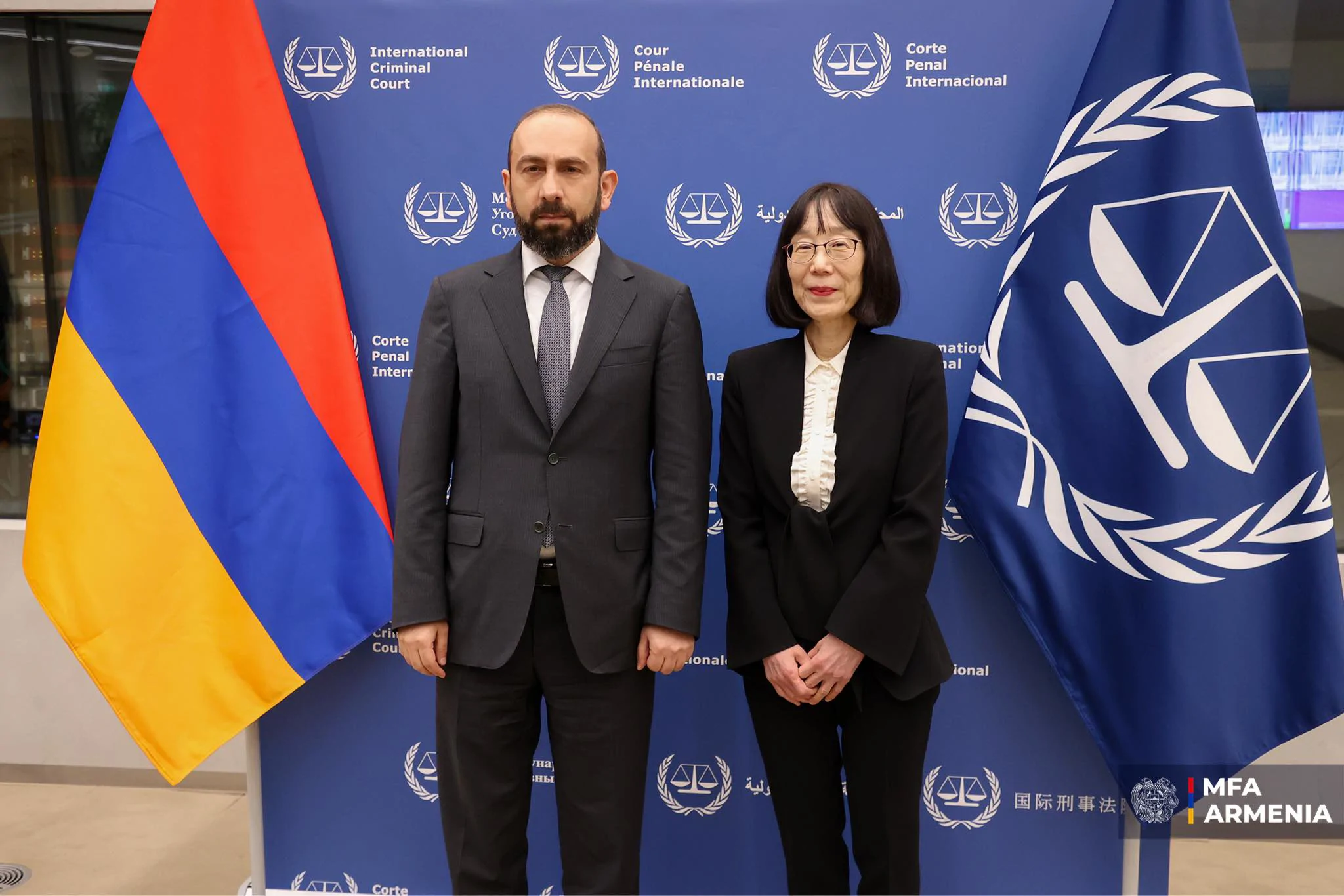 Միրզոյանը Հաագայում հանդիպել է ՄՔԴ-ի ղեկավարության հետ