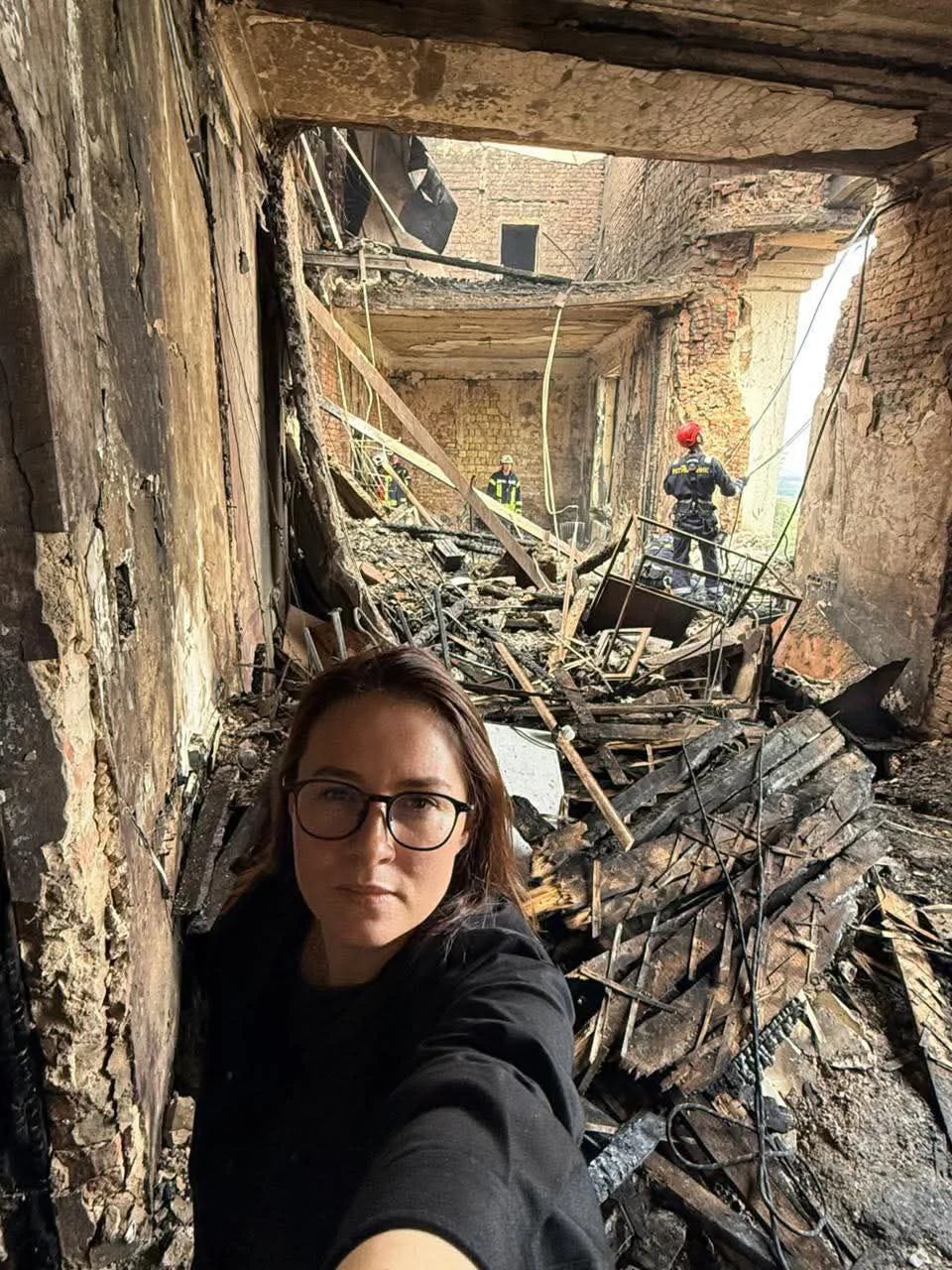 Photo Shows Damage Inside Ukraine's Gov't Building After Strike