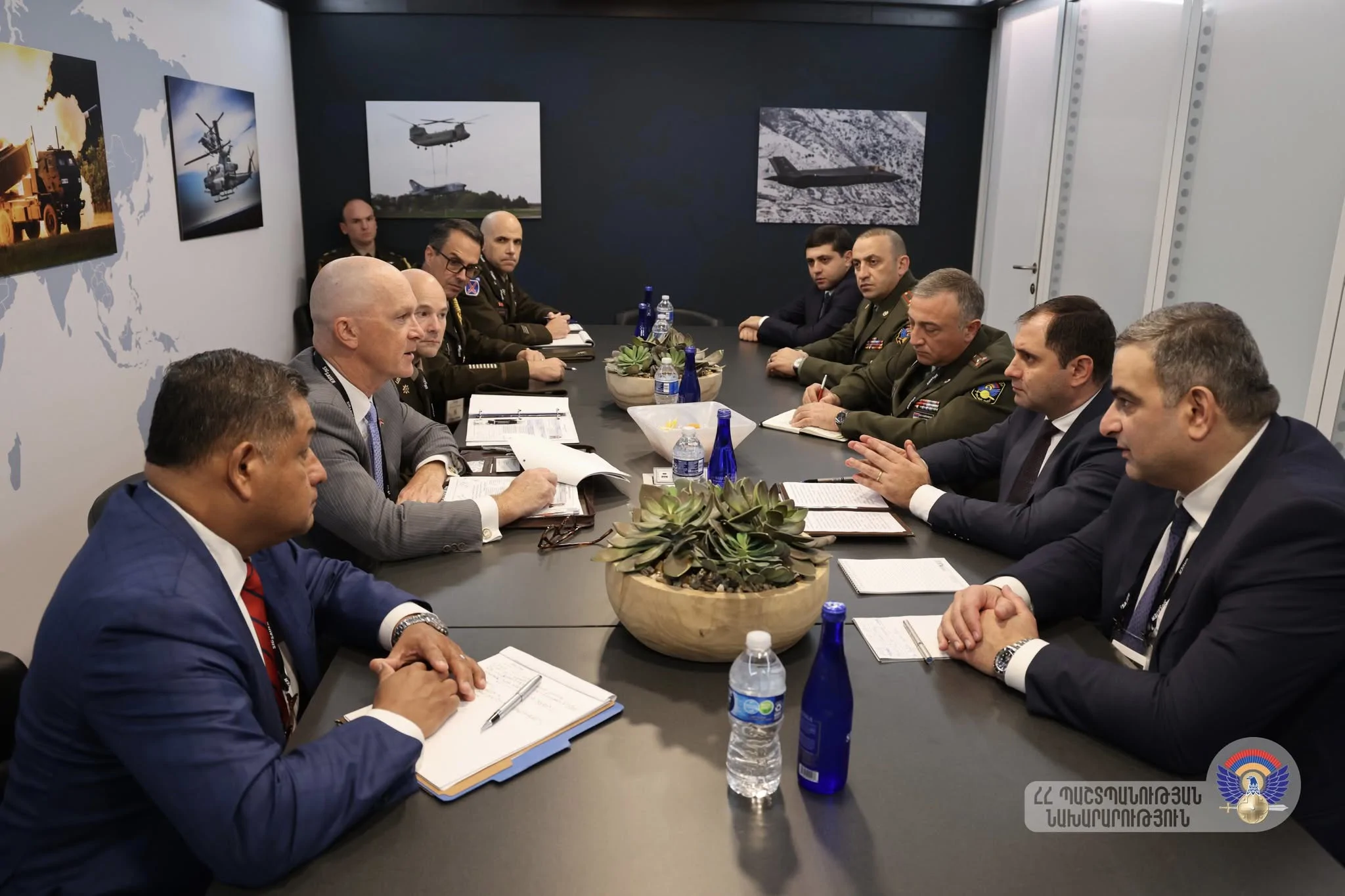 Papikyan Discusses Defense Cooperation with US Officials