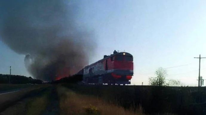 Ukraine's SOF Hits Russian Fuel Train in Crimea