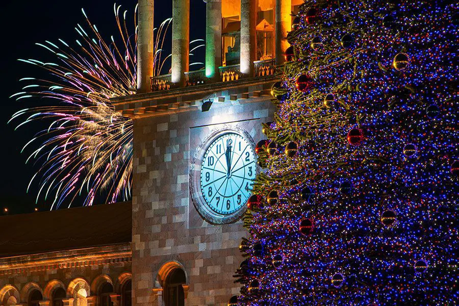 Armenia's Main Christmas Tree Lighting on December 14