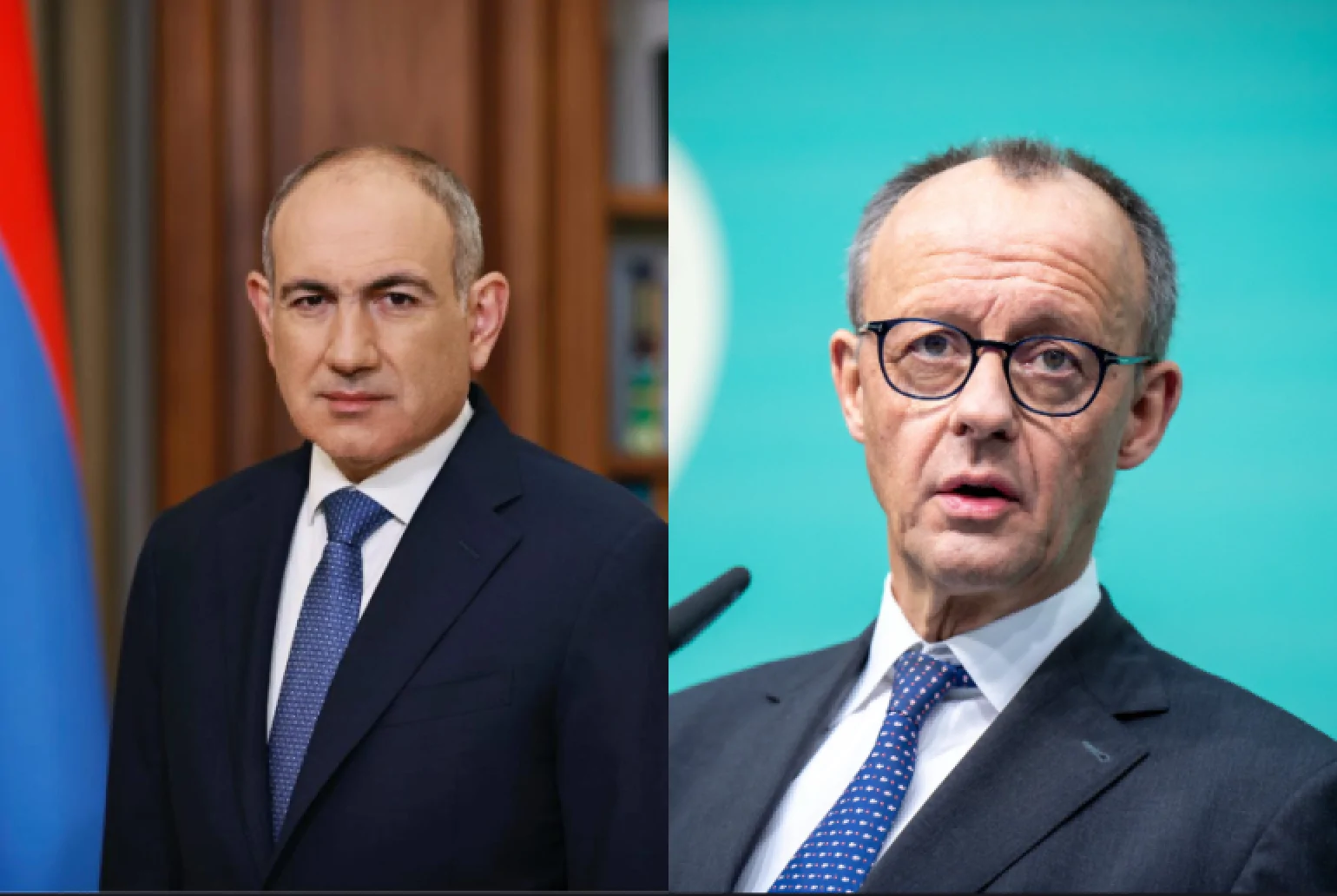 Pashinyan Congratulates Merz on German Unity Day