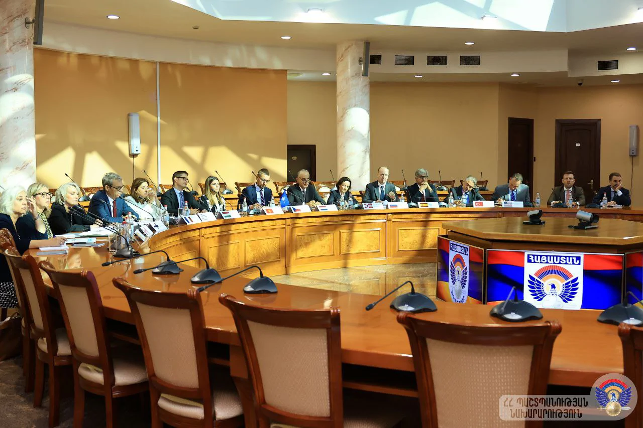 Suren Papikyan Discusses Army Reforms with NATO Ambassadors