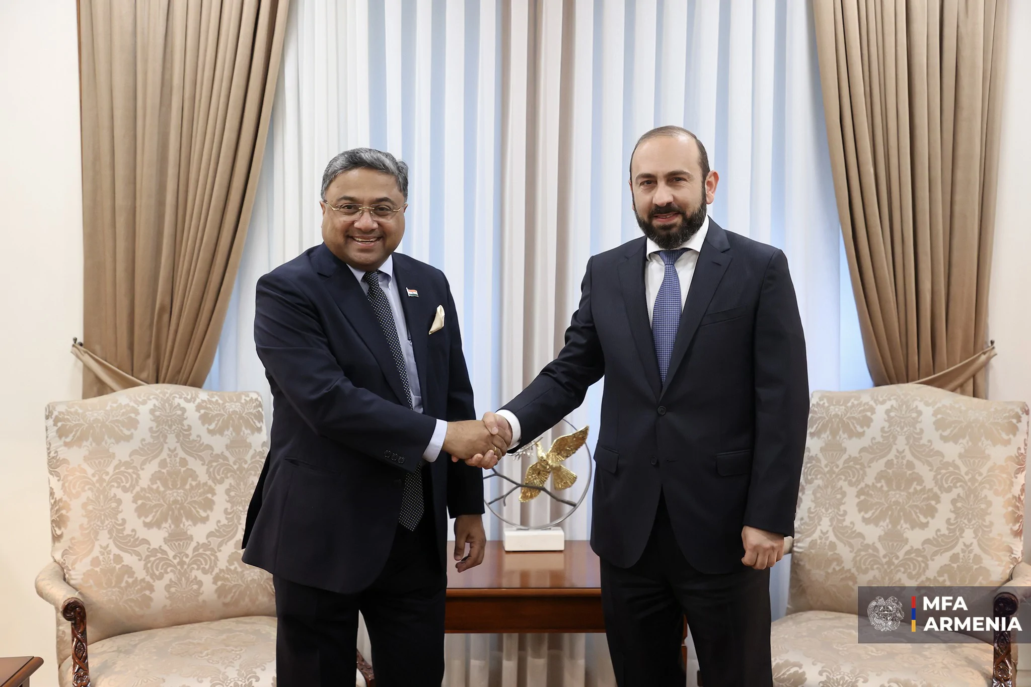 Мирзоян принял заместителя главы МИД Индии