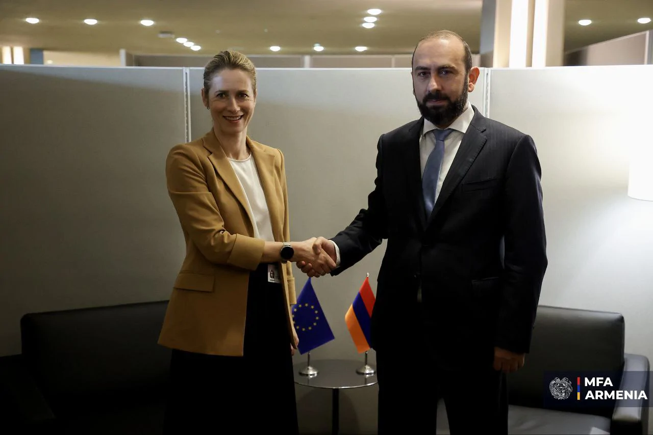 Арарат Мирзоян встретился с главой дипломатии ЕС Каей Каллас