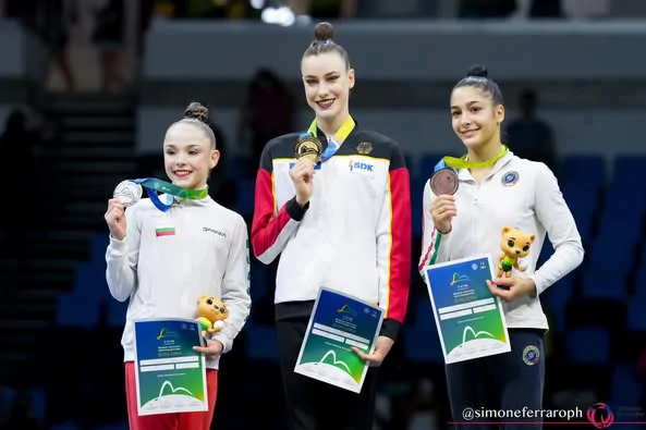 Georgian Anthem Played for German Gymnast in Brazil