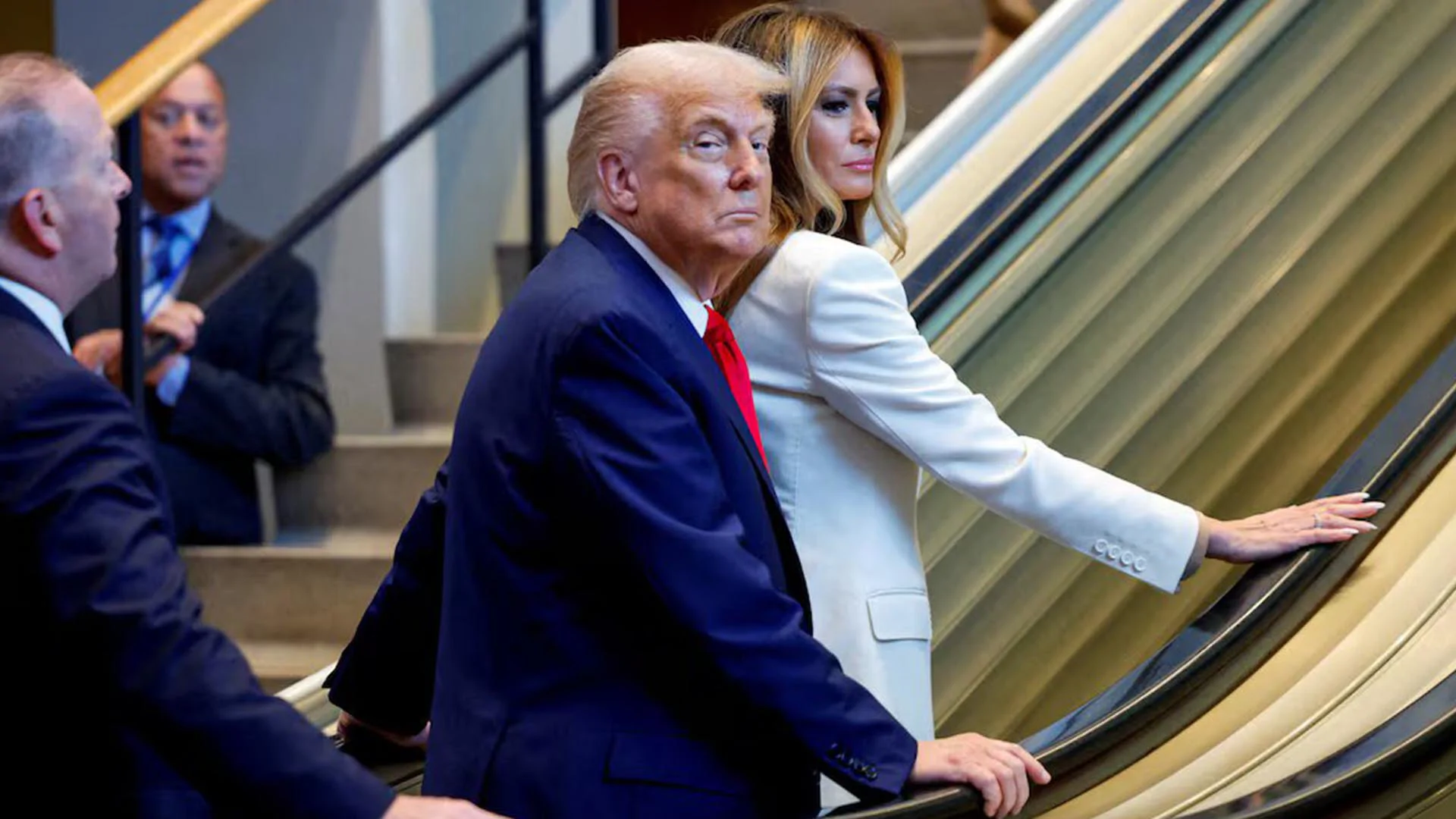 UN Solves Trump Escalator Mystery: Cameraman at Fault