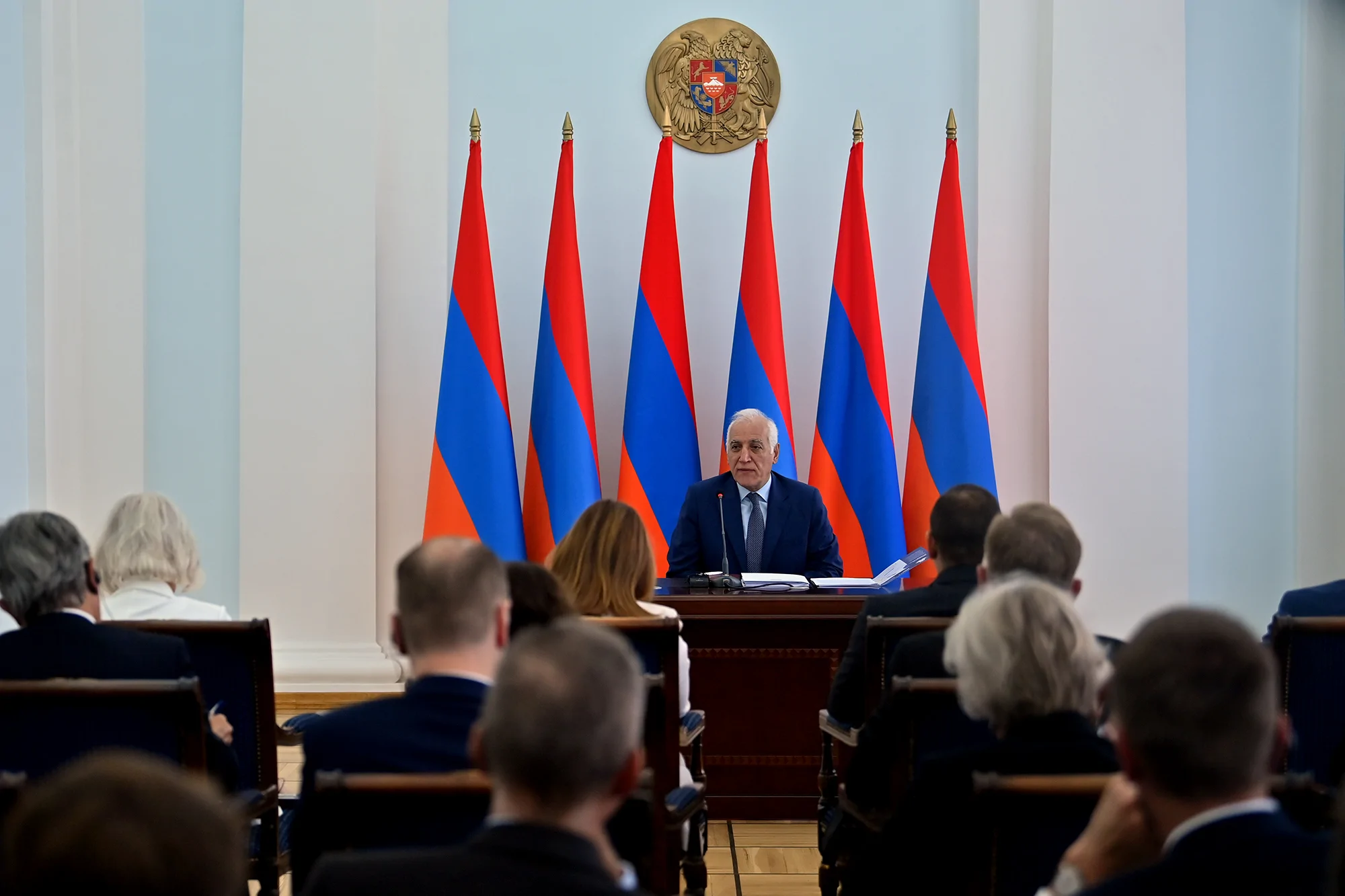 Armenian President Briefs NATO Ambassadors on Foreign Policy