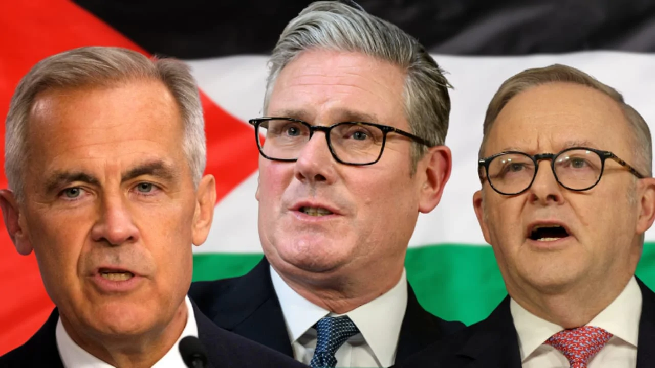 Today,we join more than 150 countries that also recognize the Palestine:Starmer