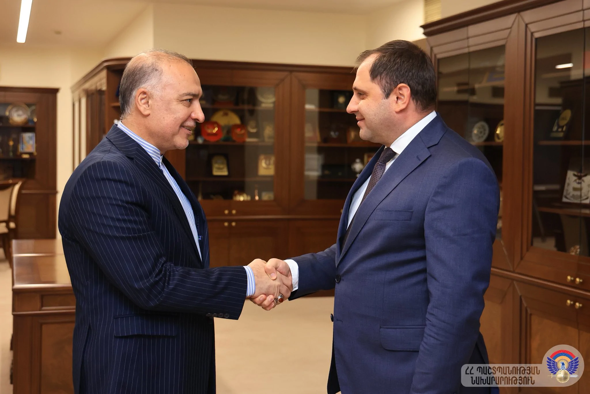 Սուրեն Պապիկյանը հանդիպել է Հայաստանում Իրանի դեսպանի հետ