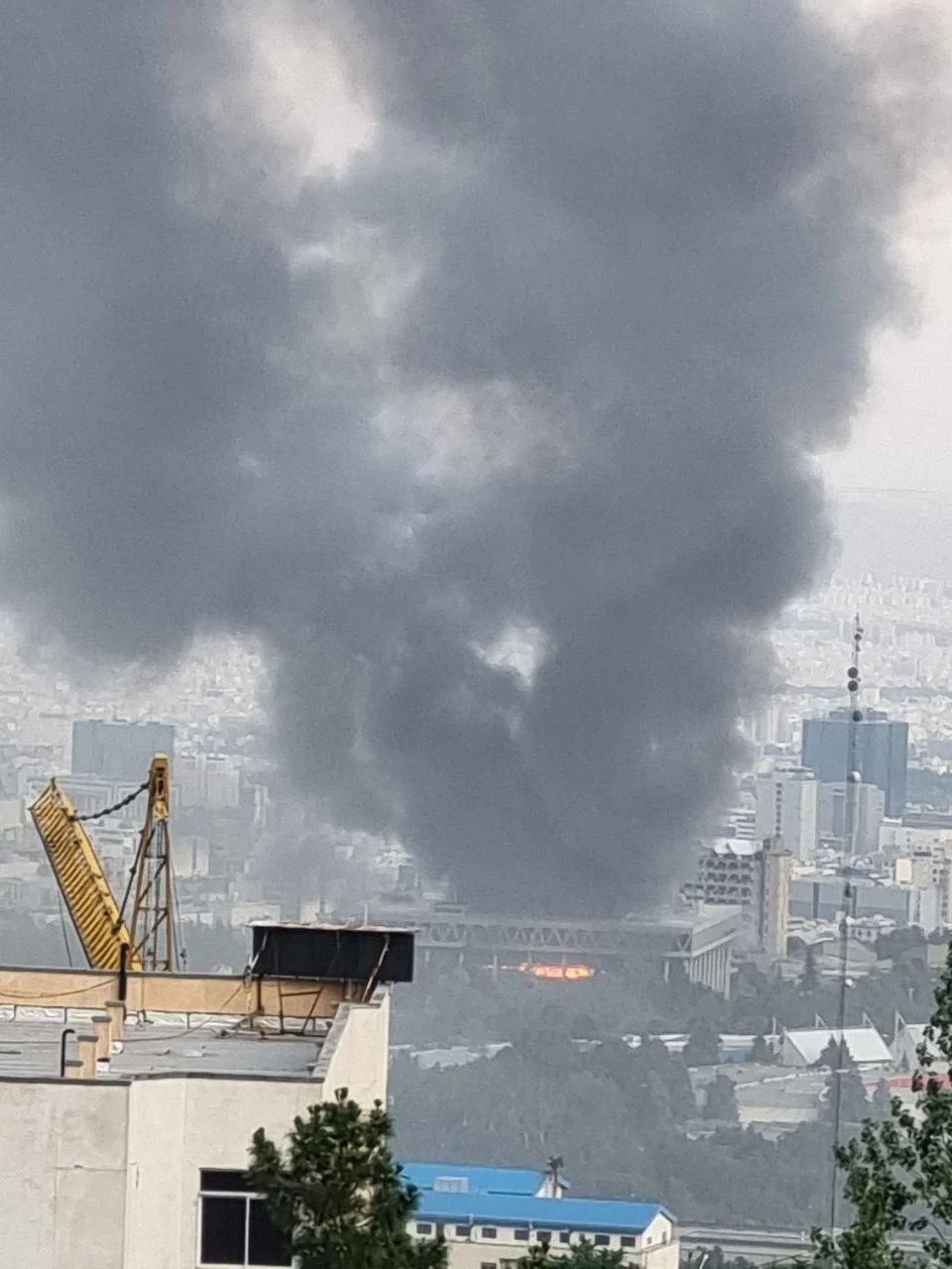 Israel Strikes Iran’s State Television Headquarters