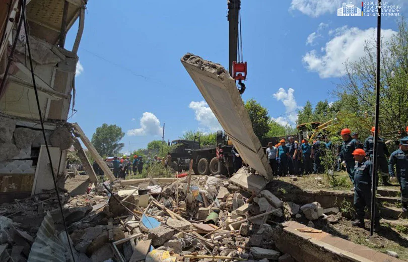 Search and rescue operations continue after the explosion in Chambarak