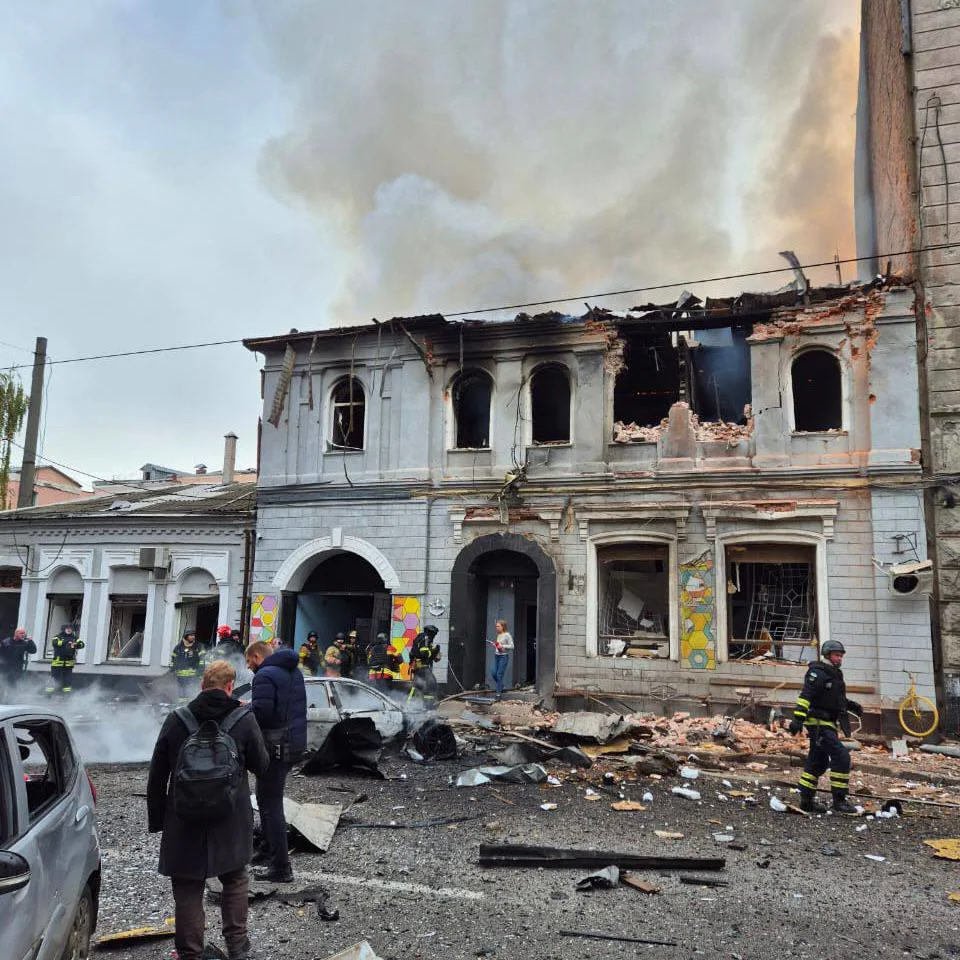 Russian Strike Hits Kindergarten in Kharkiv, Injuring Children