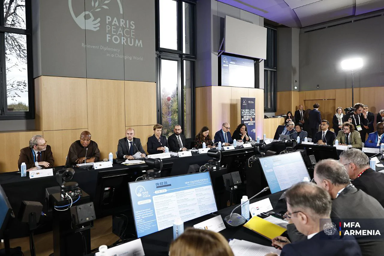 Mirzoyan in Paris: Disinformation a Threat to Democracy