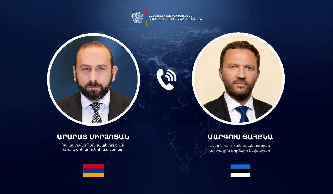 Էստոնիան 2026-ին Հայաստանում դեսպանատուն կբացի. նախարարները զրույց են ունեցել