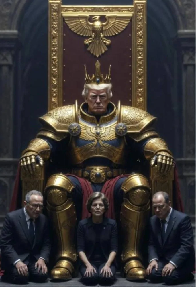 Трамп опубликовал ИИ-изображение себя в образе императора