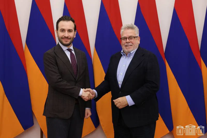 Հայկ Կոնջորյանը հանդիպել է ԵԽ պատգամավոր Նաչո Սանչես Ամորի հետ