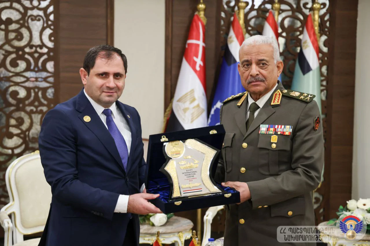 Armenian, Egyptian Defense Ministers Discuss Cooperation