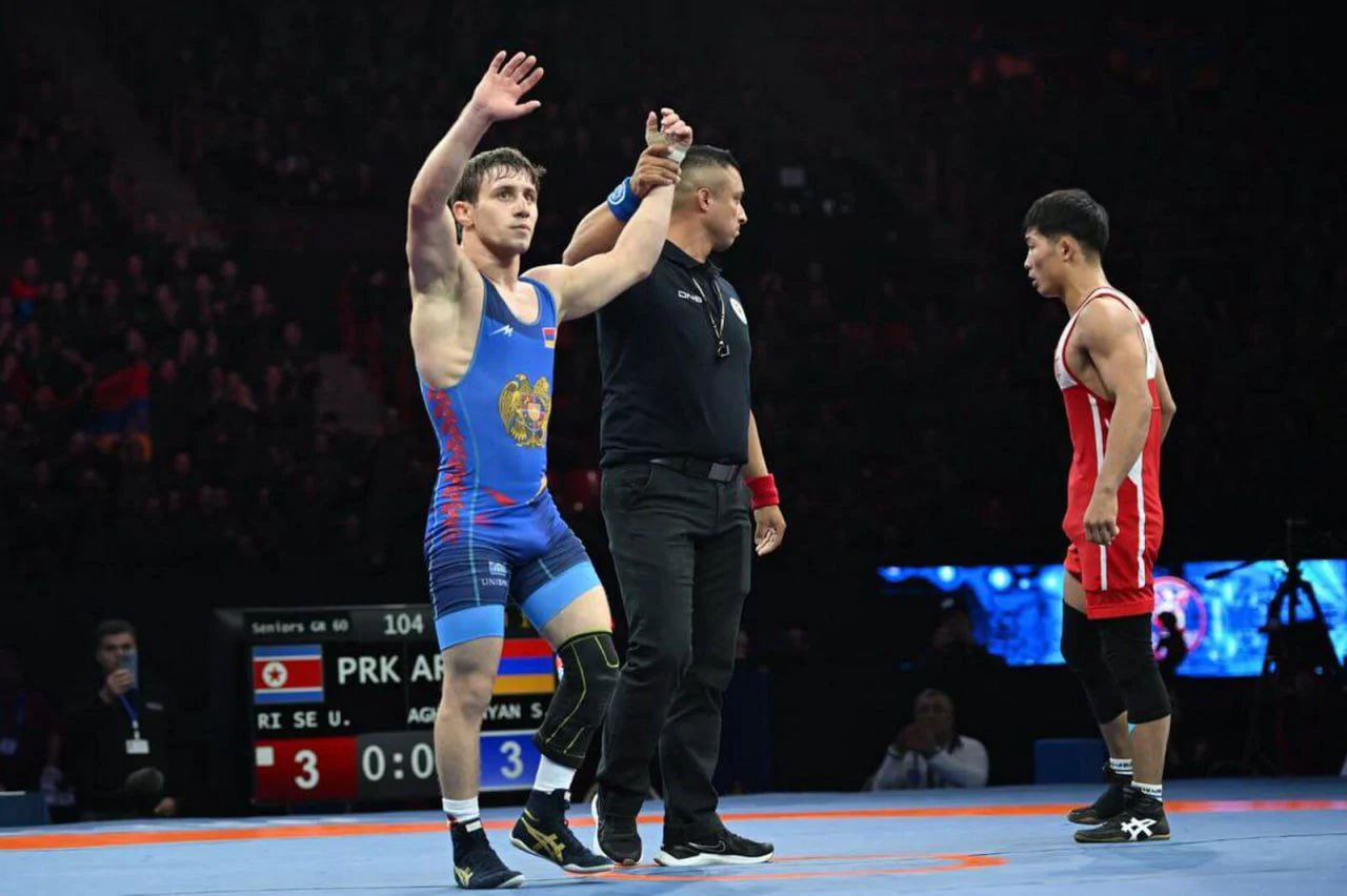 Ըմբիշ Սուրեն Աղաջանյանը՝ Մ23 ԱԱ-ի բրոնզե մեդալակիր