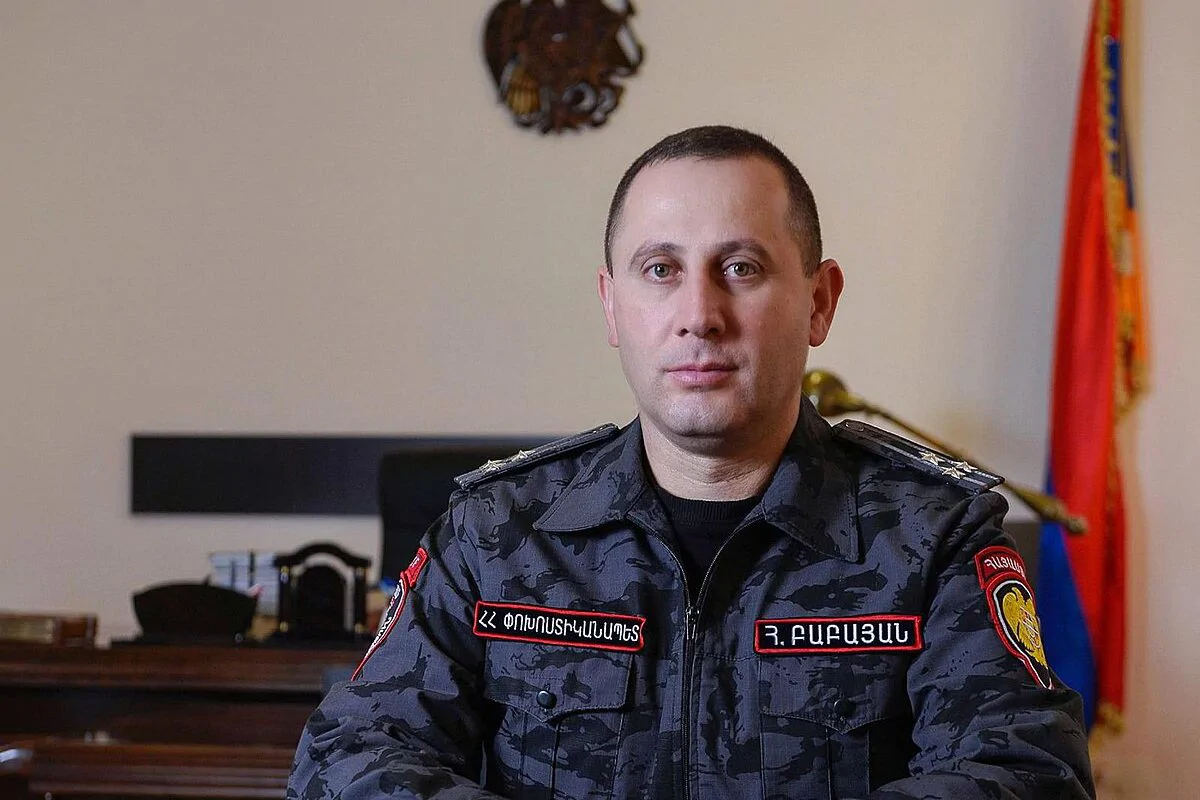 Командующий Войсками полиции Армении Айк Бабаян уволен