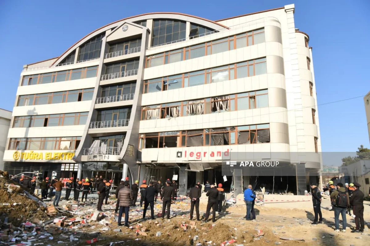 Explosion at Baku Business Center, 7 Injured