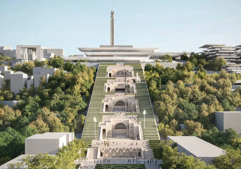 Կասկադի անավարտ հատվածում քաղաքապետարանի շենք կկառուցվի